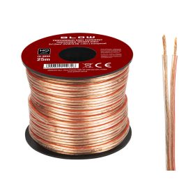 73-365 # Hangszóró vezeték 2x1,50mm átlátszó 25m