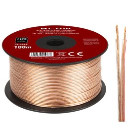 73-324 # Hangszóró vezeték 2x1,00mm átlátszó