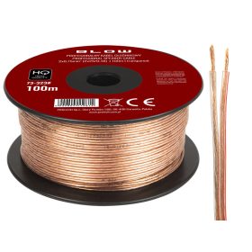 73-323 # Hangszóró vezeték 2x0,75mm átlátszó