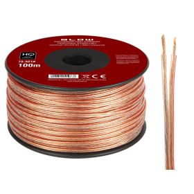 73-321 # Hangszóró vezeték 2x0,35mm átlátszó