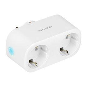 72-072# Tuya Okos Wi-Fi Vezérelt Dupla Aljzat Fehér