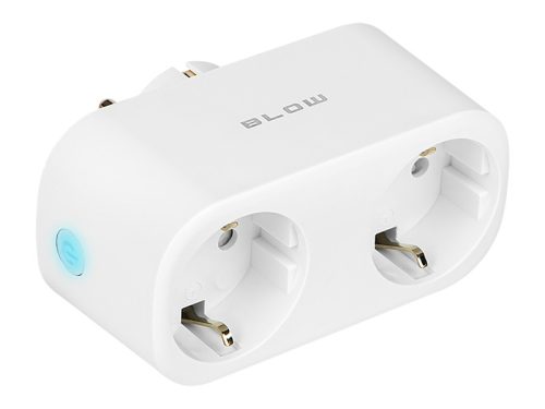 72-072# Tuya Okos Wi-Fi Vezérelt Dupla Aljzat Fehér