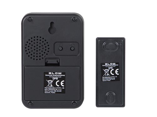 17-103# Vezeték nélküli kapucsengő dpb-11 fekete