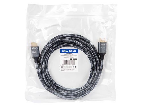 92-683# HDMI-HDMI 8K 3M fonott kábel