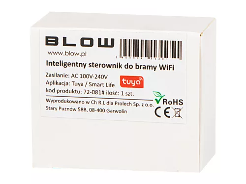 72-081# Tuya intelligens WiFi átjáró vezérlő