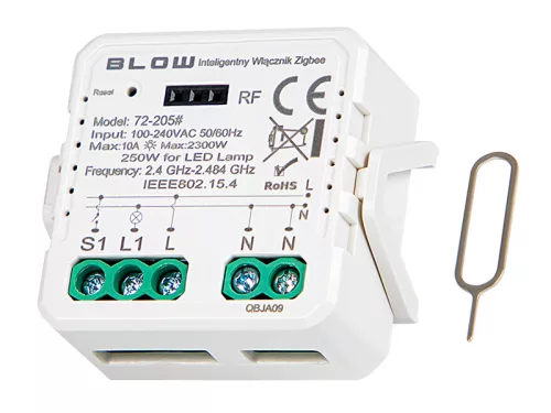 72-205# Tuya intelligens zigbee vezérlésű falba építhető kapcsoló