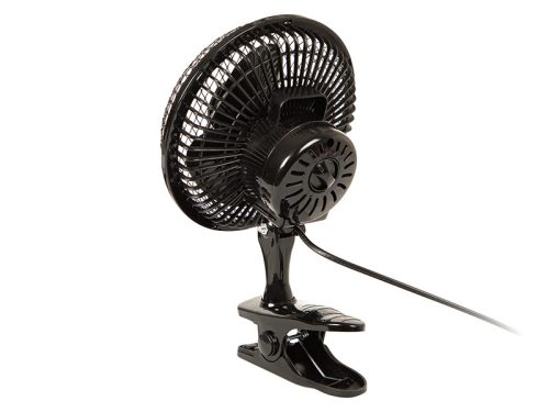 44-023# Asztali ventilátor 6"/15cm csiptetős 25W 2in1 fekete