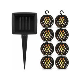   70-290# Napelemes kerti füzérgömbök 8 LED-es melegítő gs-01