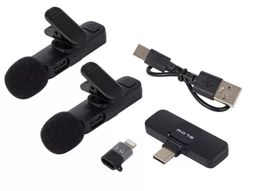 33-070# Mikrofon okostelefonhoz USB-C csatlakozóval, 2 db