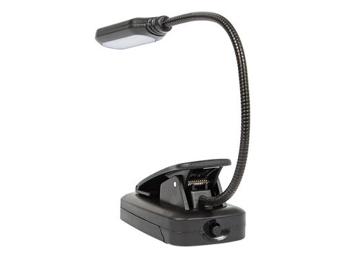 44-162# LED asztali lámpa lb-18 csipesszel, fekete