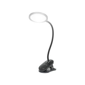 44-165# LED asztali lámpa lb-20 csipesszel, fekete