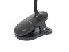 44-165# LED asztali lámpa lb-20 csipesszel, fekete