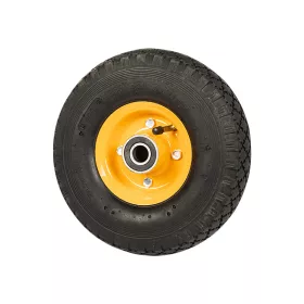   69-002# 26 cm-es kerék talicska kocsihoz 260x85 3.00/4 sárga
