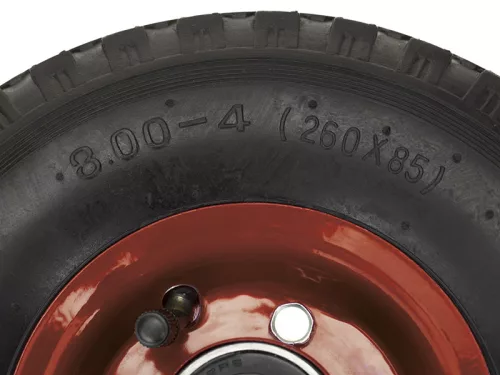 69-021# 26 cm-es talicskához való kerék 260x85 3.00/4 piros