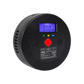   50-628# TC30 2xAA WiFi Tuya szén-monoxid-érzékelő, fekete
