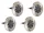 67-497# Napelemes LED rámpalámpa 4 db