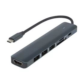 86-071# USB elosztó, tömeg: a-7in1 hub-05"