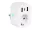 72-077# Tuya intelligens Wi-Fi-vel vezérelt aljzat 2x USB+USB-C