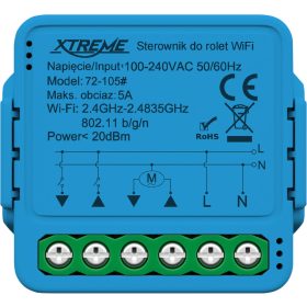 72-105# Tuya xtreme wifi intelligens redőnyvezérlő