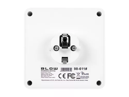 98-611# Elosztó r-20 pr 2 aljzat + 2 USB + USB-C fehér