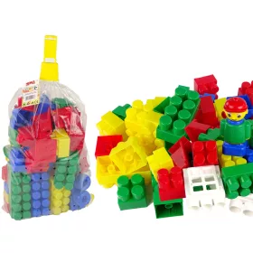 Színes K3 Közepes Építőkockák 65 Darabos