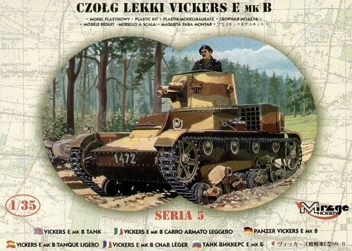 Vickers E Mk B lengyel egytornyú harckocsi - 1:35