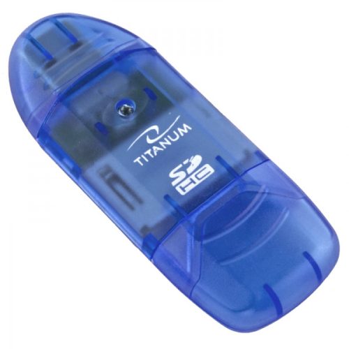 TA101B Blue Titanum SDHC kártyaolvasó