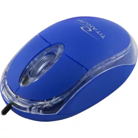 TM102B optikai USB 3D vezetékes egér Raptor Blue Titanum