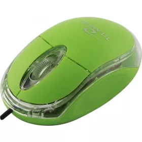 TM102G Titanum vezetékes egér 3d opt. usb raptor zöld