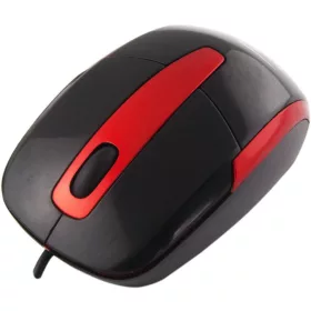 TM108K optikai USB vezetékes egér Barracuda Black Titanum