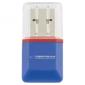EA134B Micro SD USB kártyaolvasó kék Esperanza