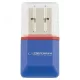 EA134B Micro SD USB kártyaolvasó kék Esperanza