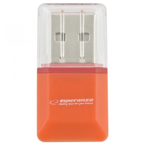 EA134O USB micro SD kártyaolvasó Esperanza orange