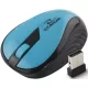 TM114T vezeték nélküli egér 2,4 GHz-es 3D optikai USB szivárvány türkiz