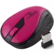 TM114P vezeték nélküli egér 2,4 GHz-es 3D optikai USB szivárvány rózsaszín