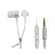EH161W Esperanza fülhallgató mikrofonos cipzárral fehér