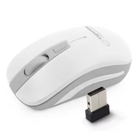   EM126EW Esperanza vezeték nélküli egér. 2.4ghz 4d opt. usb uranus fehér/szürke