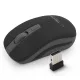 EM126EK Vezeték nélküli egér 2,4 GHz 4D, optikai USB Uranus fekete és szürke