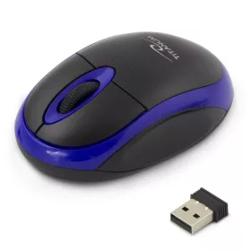   TM116B Titanum vezeték nélküli egér 2.4ghz 3d opt. usb keselyű fekete-kék