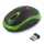 TM116G Titanum vezeték nélküli egér 2.4ghz 3d opt. usb keselyű fekete és zöld