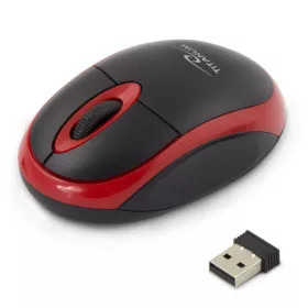   TM116R 2,4 GHz-es 3D vezeték nélküli egér, optikai USB Vulture fekete és piros