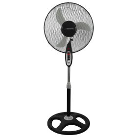   EHF002KE Esperanza ventilátor 16 '' álló tájfun fekete-szürke