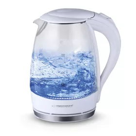   Esperanza Salto Angel EKK011W üveg elektromos vízforraló, 1,8L, 2200W, Fehér