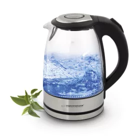   Esperanza Yosemite EKK012 üveg elektromos vízforraló, 1,7L, 2200W, Fekete