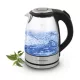 Esperanza Yosemite EKK012 üveg elektromos vízforraló, 1,7L, 2200W, Fekete
