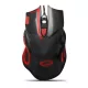 EGM401KR Vezetékes játék egér 7D optikai USB MX401 Hawk fekete-piros