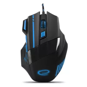   EGM201B Vezetékes egér játékosoknak 7D optikai USB MX201 Farkaskék