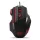 EGM201R Vezetékes egér játékosoknak 7D optikai USB MX201 Wolf red