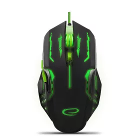   EGM403G Vezetékes egér játékosoknak 6D optikai USB MX403 Apache zöld