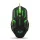 EGM403G Vezetékes egér játékosoknak 6D optikai USB MX403 Apache zöld